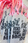 "Girl Read Your Bible" Marker- Acrylic