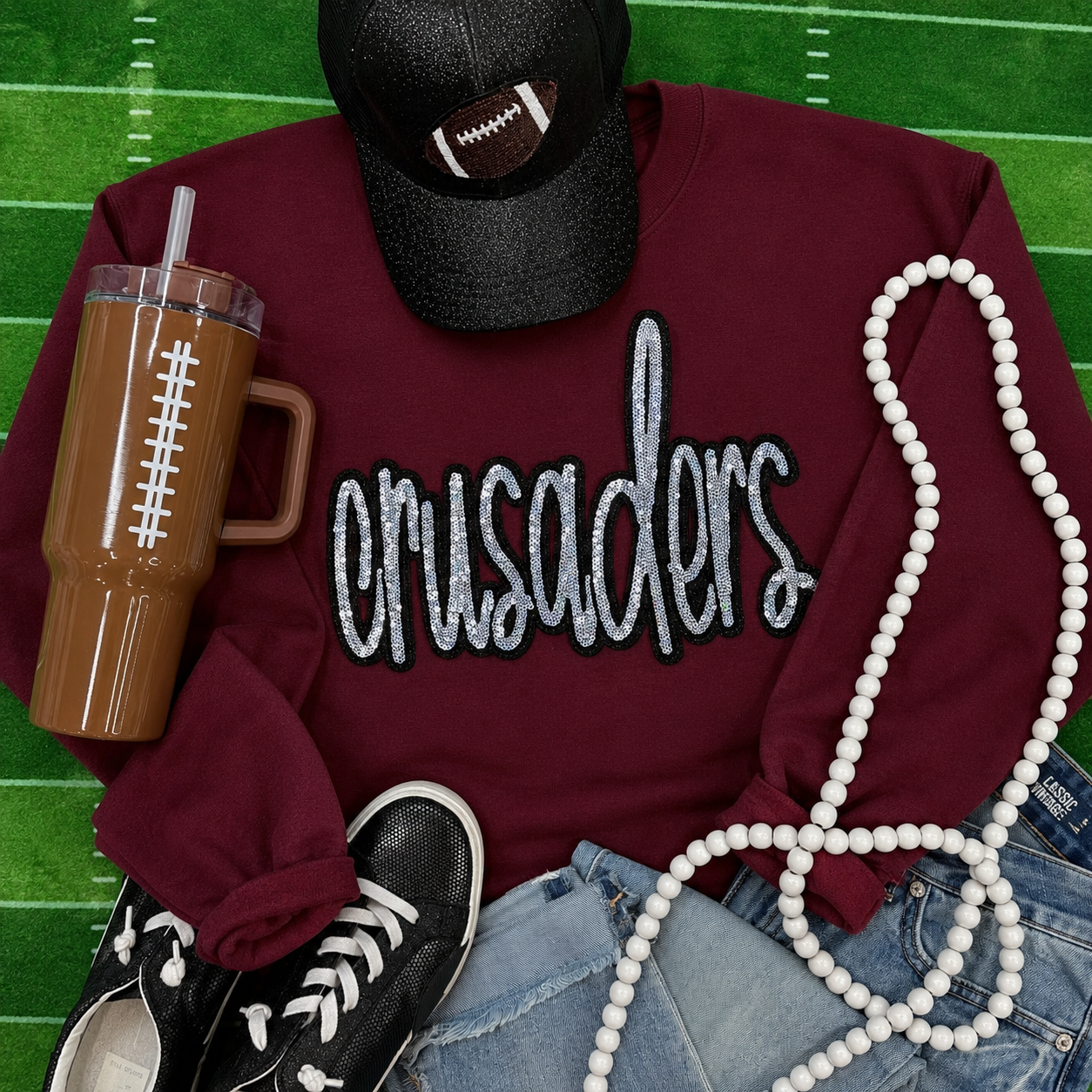 Crusaders Sequence Script Sweatshirt