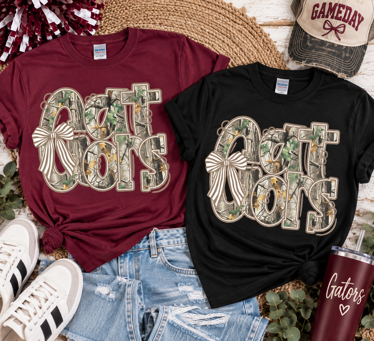 Gator Camo and Bow