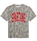PREORDER- Spartans Mossy Oak Bottomland - Team Spirit Camo tee