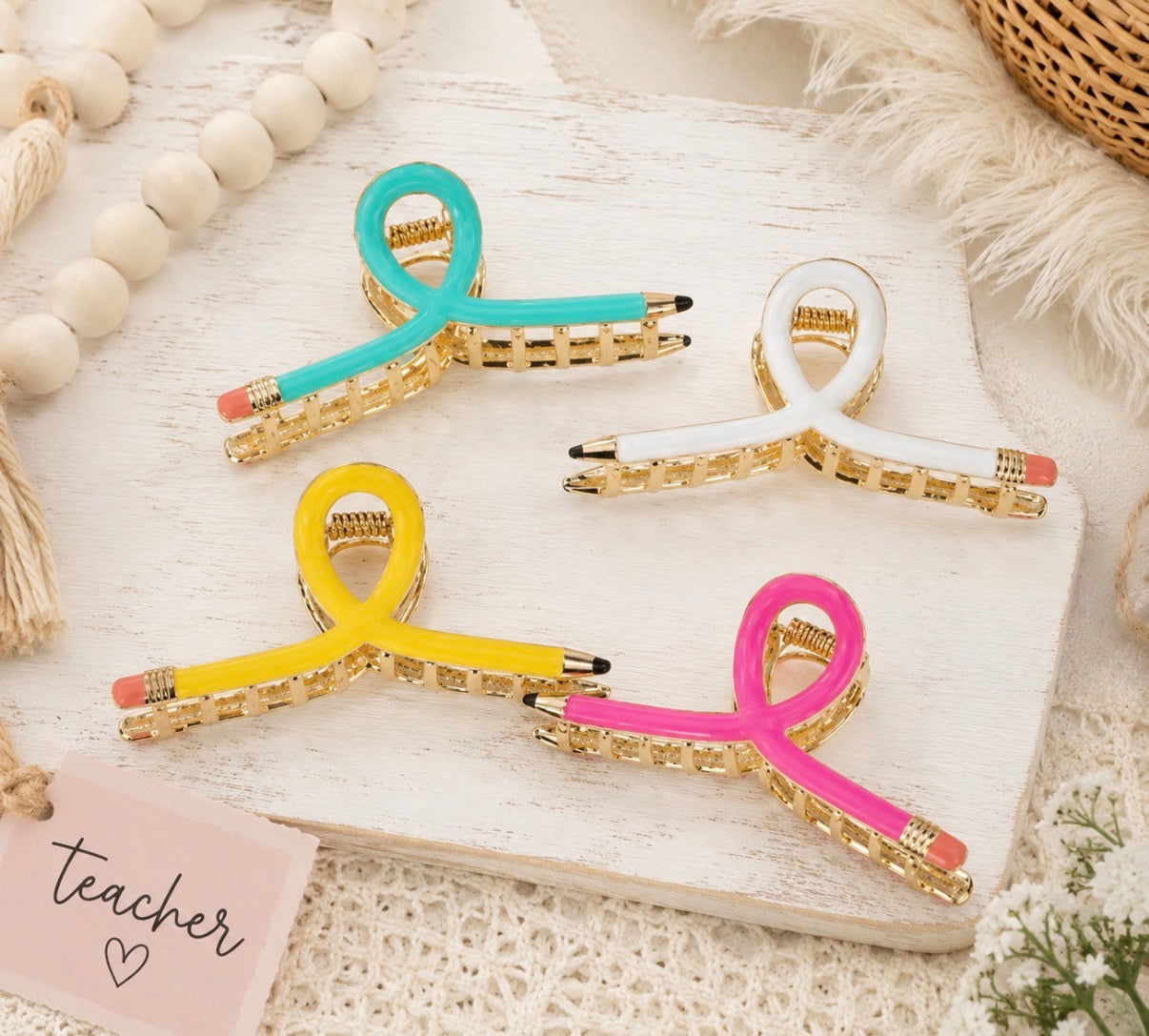 Pencil Bowclip