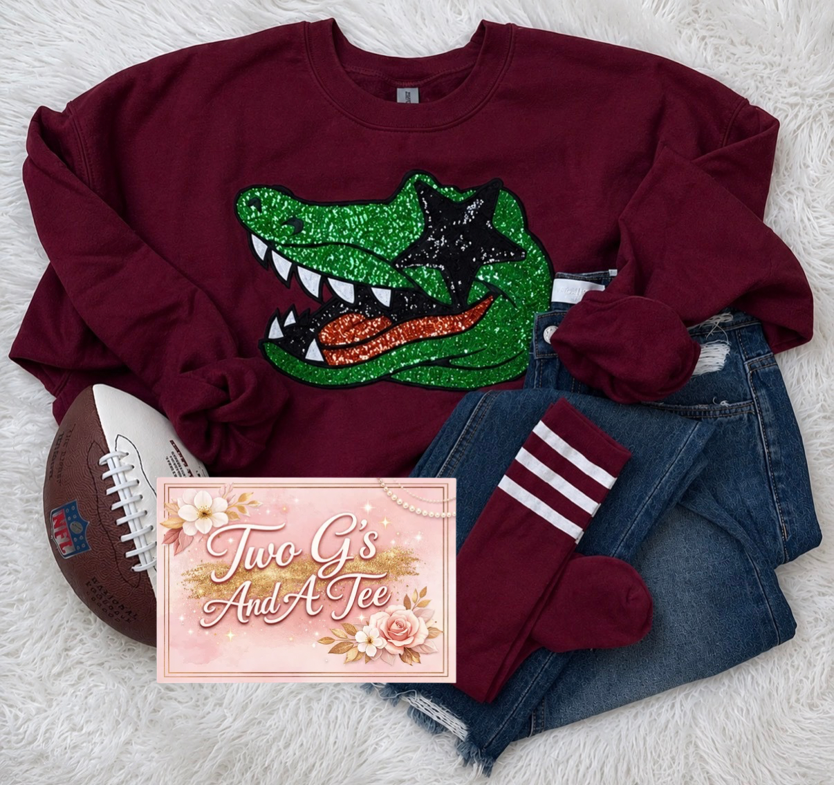 Gator Sequins Sweatshirt