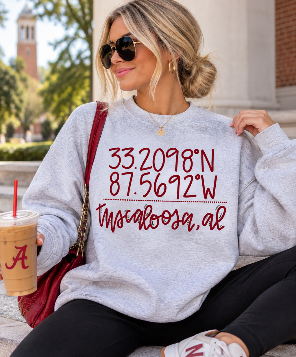 Tuscaloosa Coordinates Tee & Sweatshirt